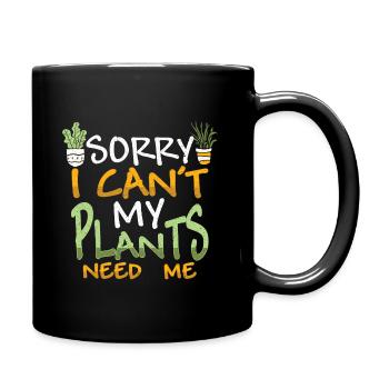 Plants - Full Colour Mug - black - Right