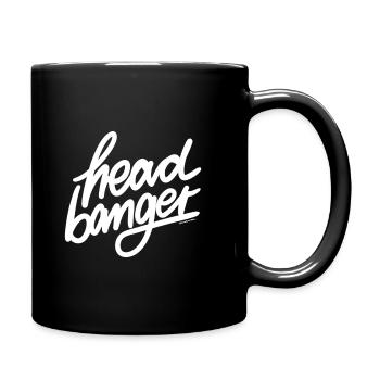 HEAD BANGER - Heavy Metal Fan - Full Colour Mug - black - Right