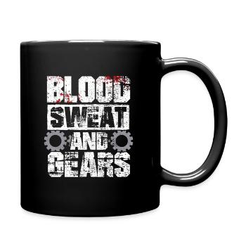VTT T-shirt - Mug uni - noir - Droite