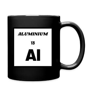 ALUMINIUM (Al) - Élément chimique n 13 - Mug uni - noir - Droite