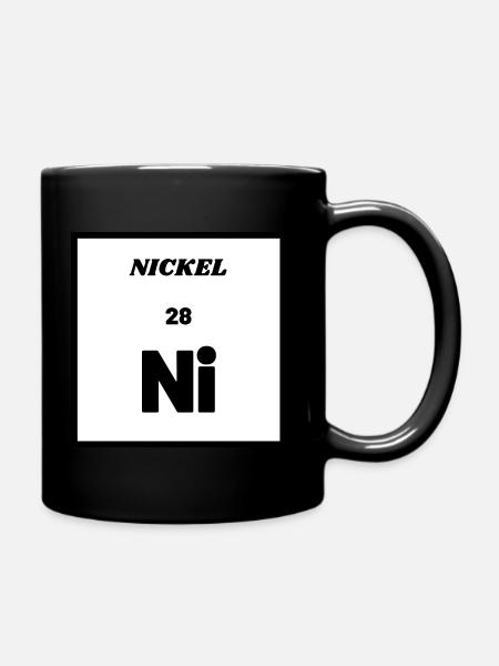 NICKEL (Ni) - Élément chimique n 28 - Mug uni - noir