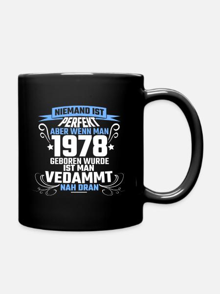1978 - Tasse einfarbig - Schwarz
