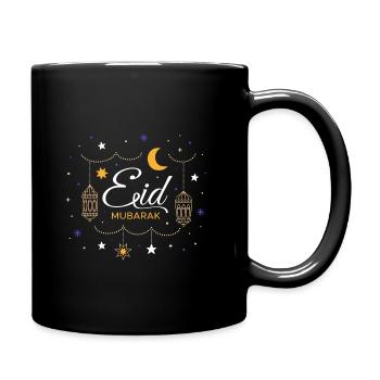 Eid MUBARAK - Full Colour Mug - black - Right