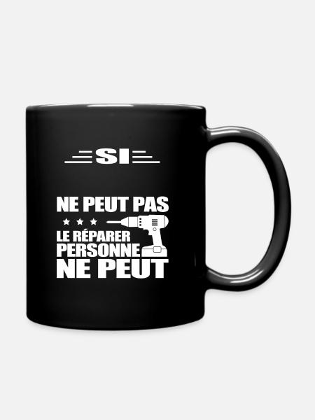 BRICOLEUR À PERSONNALISER - Mug uni - noir