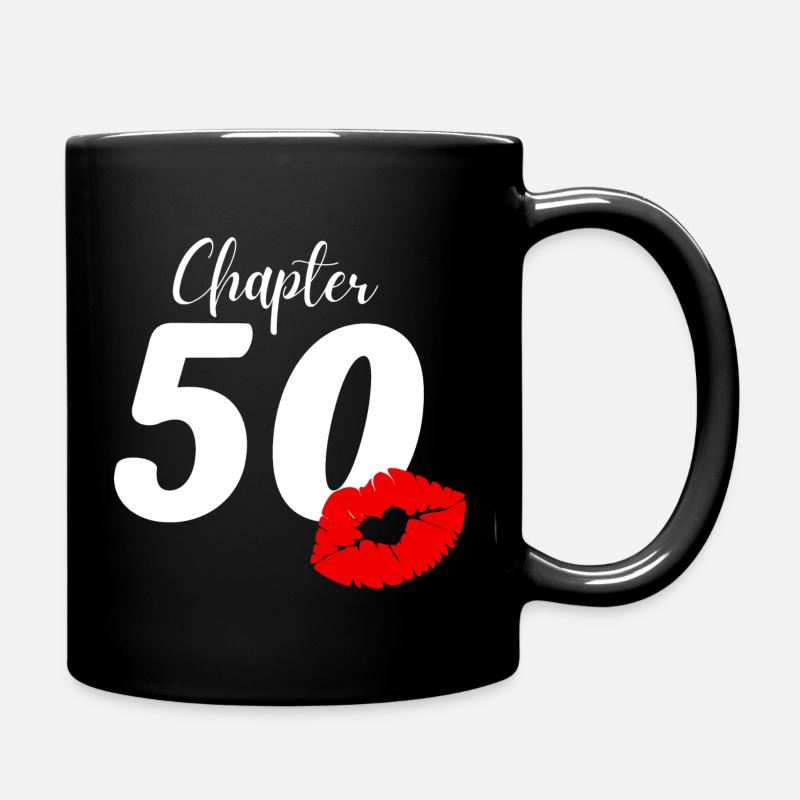 50th birthday - Full Colour Mug - black