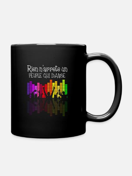 Rien n'arrête un peuple qui danse - Mug uni - noir