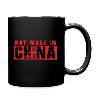 Not Made In China - Nicht made in China - Tasse einfarbig - Schwarz - Rechts