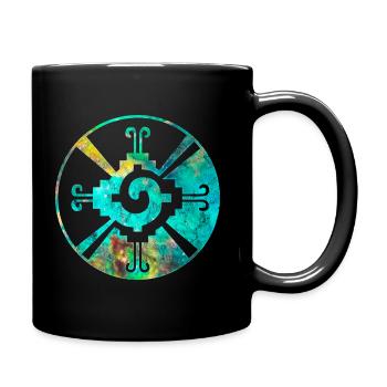 Hunab Ku, symbole maya, coeur de la galaxie, Indiens - Mug uni - noir - Droite