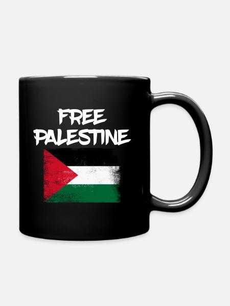 free palestine palestine - Mug uni - noir