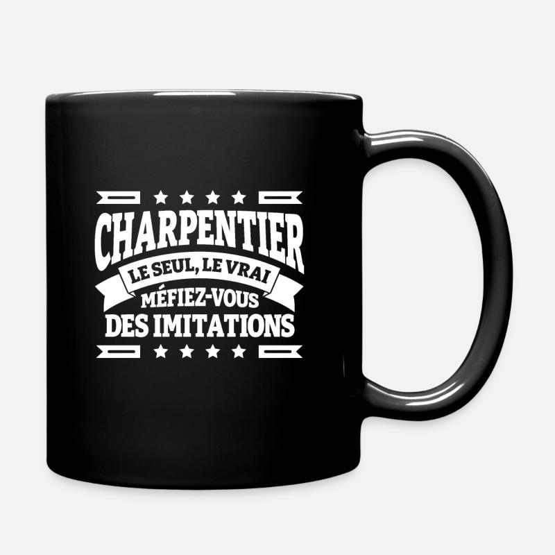 CHARPENTIER LE SEUL LE VRAI - Mug uni - noir