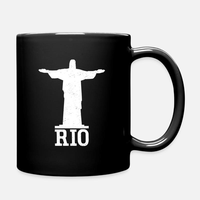 Rio De Janeiro Christo Jesus Statue - Tasse einfarbig - Schwarz