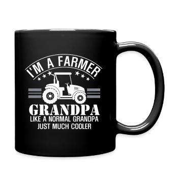 Grand-père bauer - Mug uni - noir - Droite