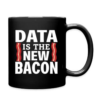 Données Speck - Mug uni - noir - Droite