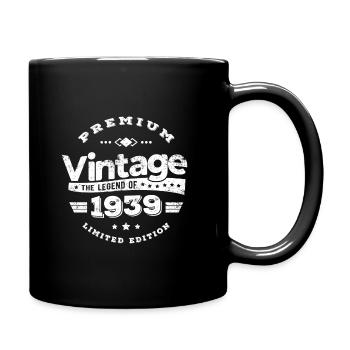 VINTAGE 1939 - Full Colour Mug - black - Right