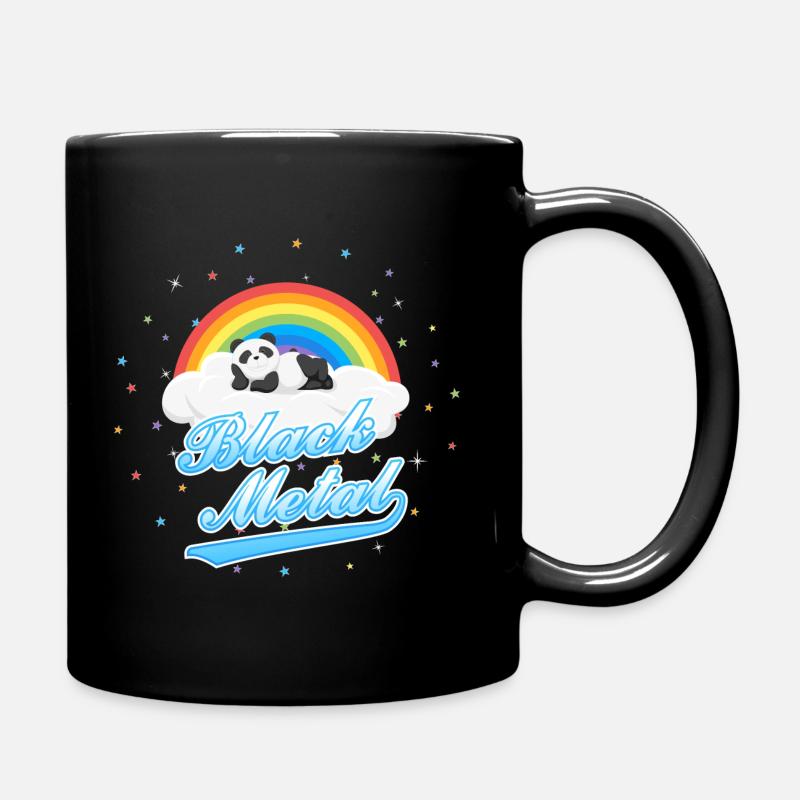 Black Metal Panda - Mug uni - noir