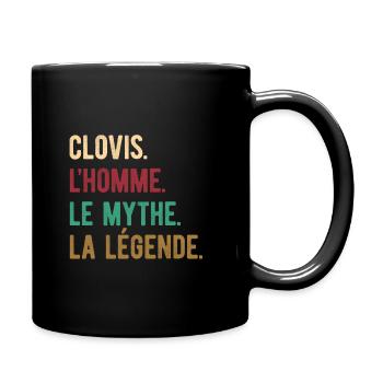 CLOVIS L'HOMME LE MYTHE LA LÉGENDE - Mug uni - noir - Droite