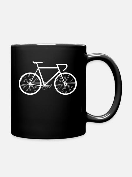 Bicycle - Fahrrad - Tasse einfarbig - Schwarz