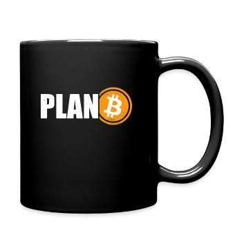 Bitcoin Plan B cryptomonnaie Blockchain Cadeau - Mug uni - noir - Droite