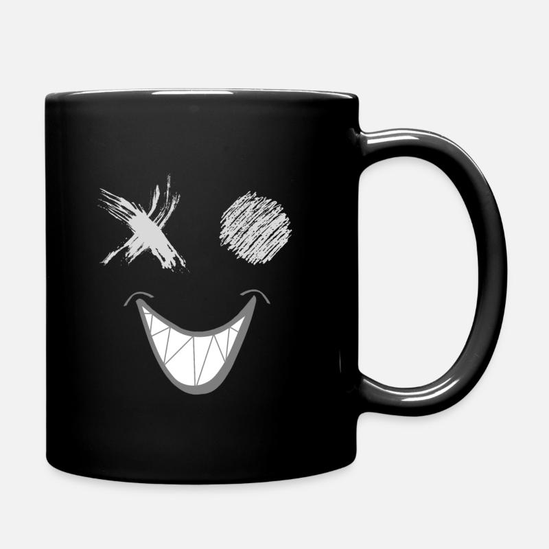 Smile - Mug uni - noir