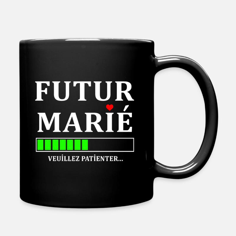 futur marié - Mug uni - noir