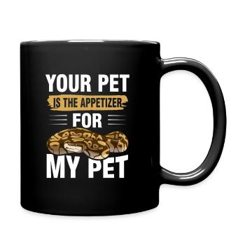 Snake Pet Snake Lovers - Full Colour Mug - black - Right