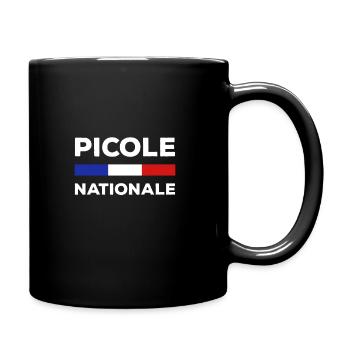 PICOLE NATIONALE - Mug uni - noir - Droite