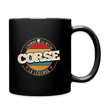 Corse l'Homme le Mythe la Légende Tshirt cadeau - Mug uni - noir - Droite