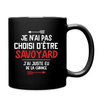 Savoyard - Savoie - Région - Chance - Cadeau - Mug uni - noir - Droite