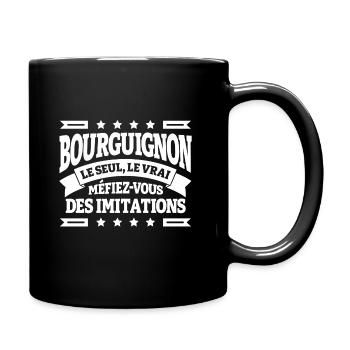 BOURGUIGNON LE SEUL LE VRAI - Mug uni - noir - Droite