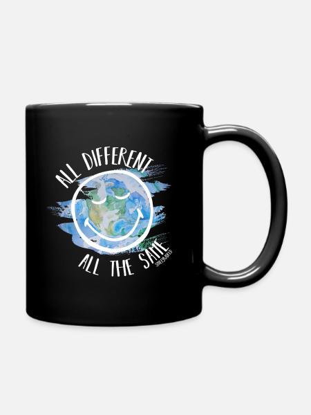 All Different All the Same Smileyworld white - Full Colour Mug - black