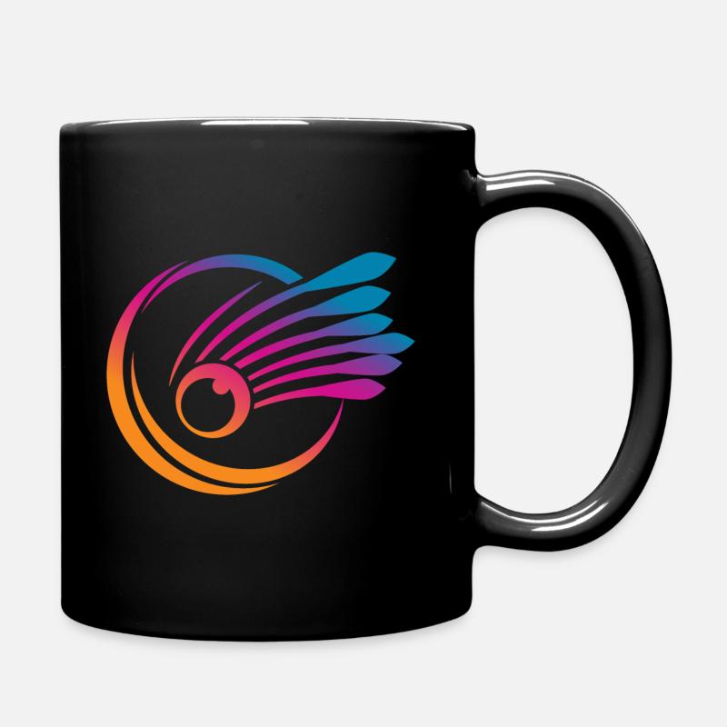 Badminton - Tasse einfarbig - Schwarz