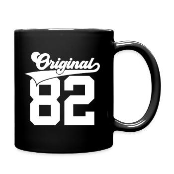 44TH BIRTHDAY 1982 ORIGINAL 82 - Full Colour Mug - black - Right