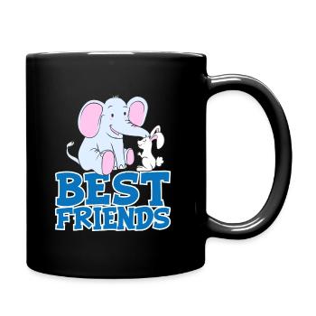 Best Friends - Tasse einfarbig - Schwarz - Rechts