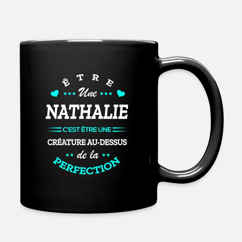 NATHALIE PARFAITE - NOM NATHALIE - Mug uni - noir