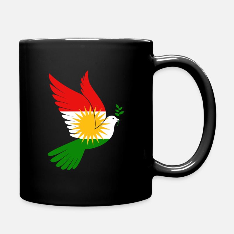 Pigeon Kurdistan Paix - Mug uni - noir