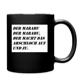 Marabu - Tasse einfarbig - Schwarz - Rechts