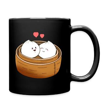 Dumpling Love - Full Colour Mug - black - Right