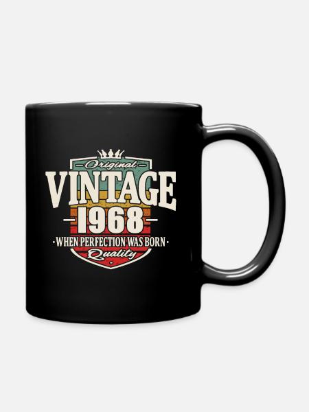 Vintage retro 1968 - Mug uni - noir