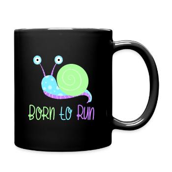 Course à pied Jogging Marathon - Mug uni - noir - Droite