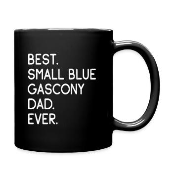 Petit papa de Gascogne bleue - Mug uni - noir - Droite
