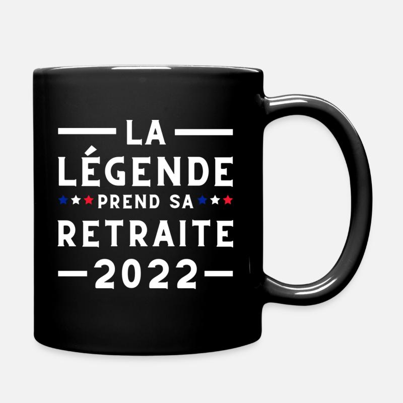 La Légende Prend Sa Retraite 2022 - Mug uni - noir
