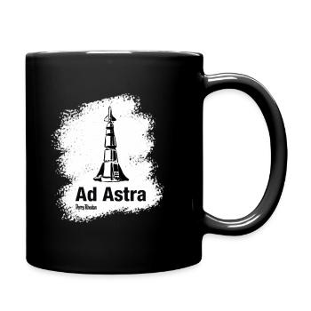 Ad Astra weiß - Tasse einfarbig - Schwarz - Rechts