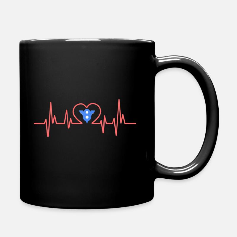 I Love V8 - Tasse einfarbig - Schwarz