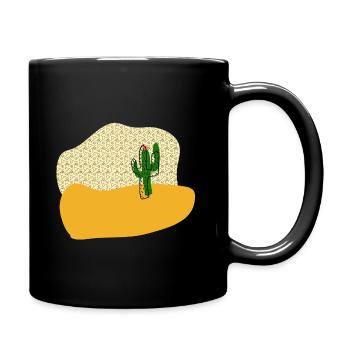 Désert de rêve - Mug uni - noir - Droite