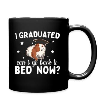 Cute Sleeping Guinea Pig Graduated - Tasse einfarbig - Schwarz - Rechts