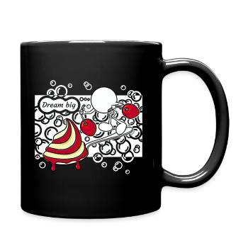 Dream Big Doddle - Tasse einfarbig - Schwarz - Rechts