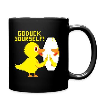Go duck yourself ! - Mug uni - noir - Droite