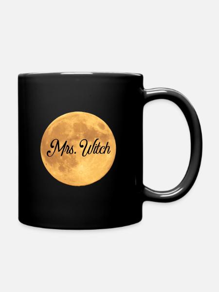 Mrs. Witch - Tasse einfarbig - Schwarz