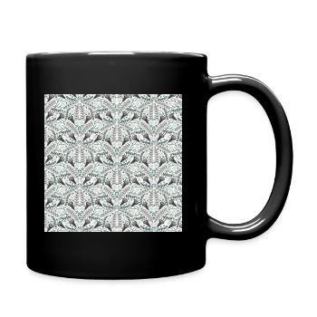 Floral patterns - Full Colour Mug - black - Right