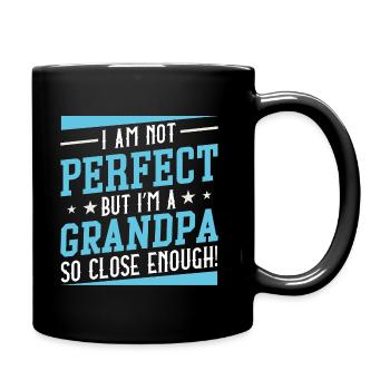 Je ne suis pas parfait mais je suis un grand-père si proche - Mug uni - noir - Droite